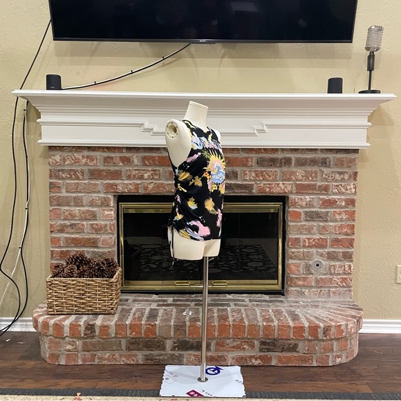 Dreamer y2k colorful splatter dye and black top / S / Excellent condition - Picture 11 of 16